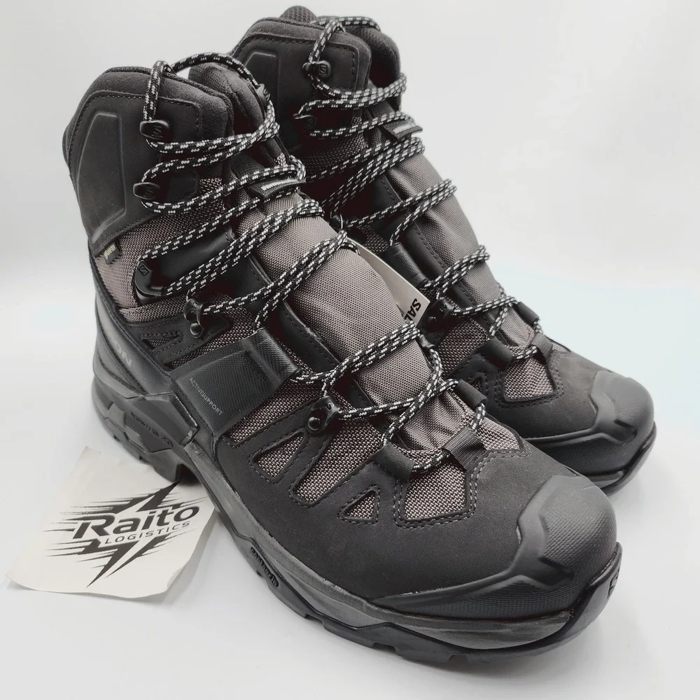 Mens Size 10 Salomon Hiking Boots Quest 4 GORE-TEX Outdoor Magnet Black 477873